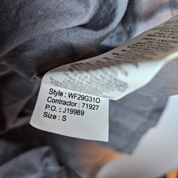 Calvin Klein Sleeveless Maxi Sundress Smocked Ruffle Bow Tie Back Cottage Size S - Picture 14 of 16